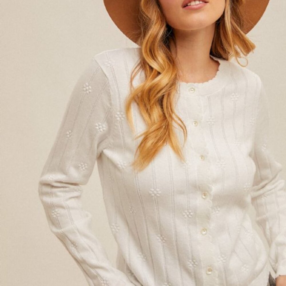 Floral Button Down Cardigan